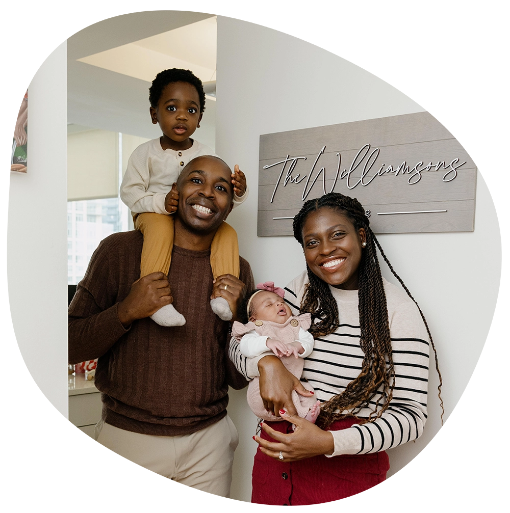 Ngobitak Williamson, DDS, MA and family